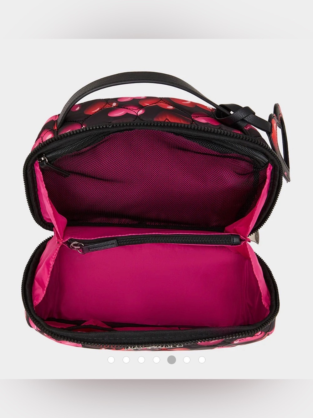 Betsey Johnson Loaf Cosmetic Case. Black/Multi. - Picture 12 of 17